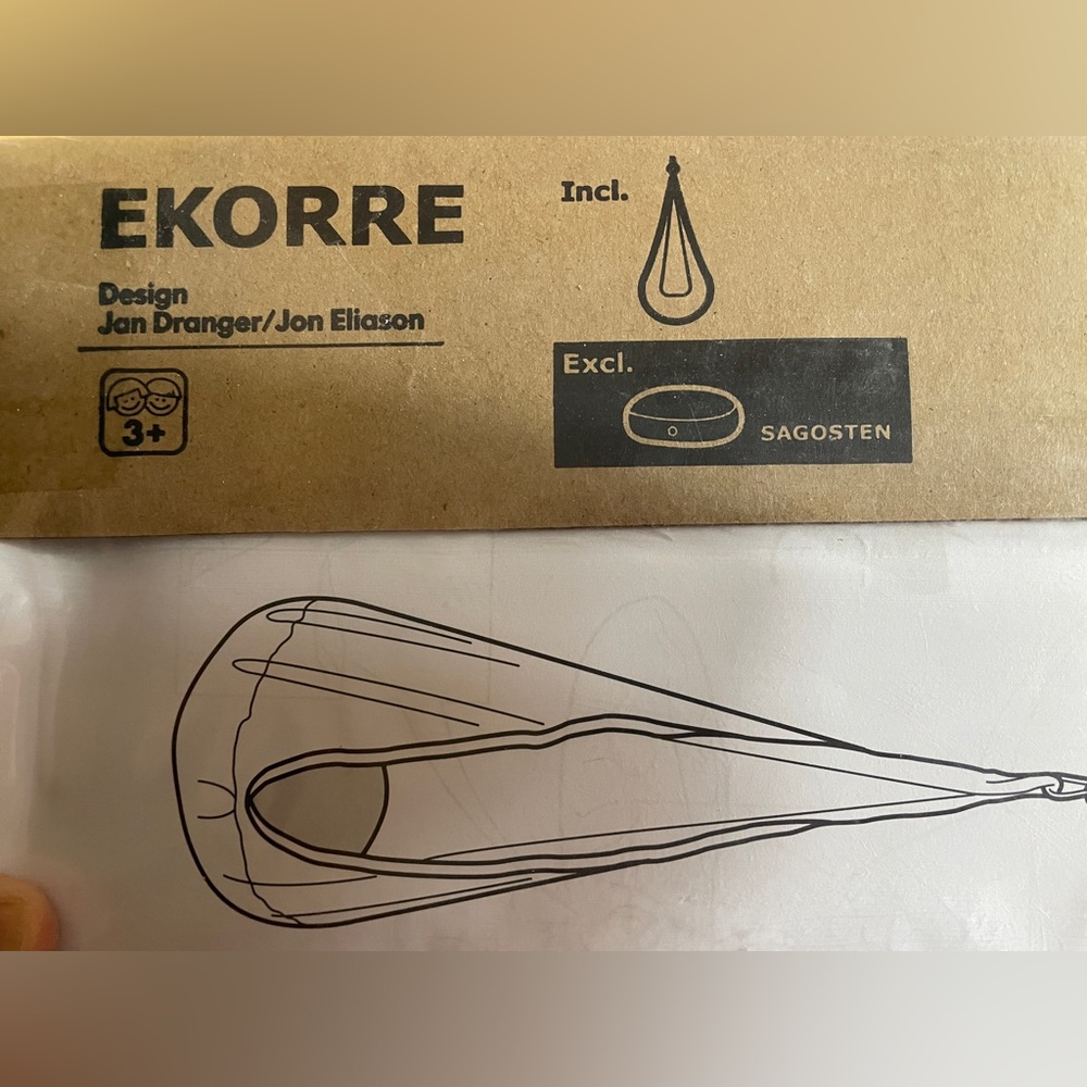 New in Box Ikea Korres Kid Swing